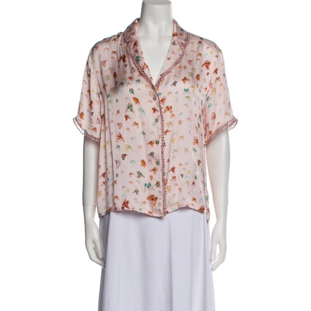 MYBEACHYSIDE Brock Collection Floral Print Blouse - Size S - New